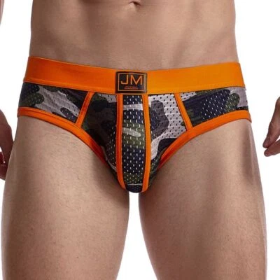 JOCKMAIL Para hombres Malla Calzoncillos Ropa Interior Sexy Bolsa Baja Calzoncillos Deportivos Cortos Foto 1 de 4