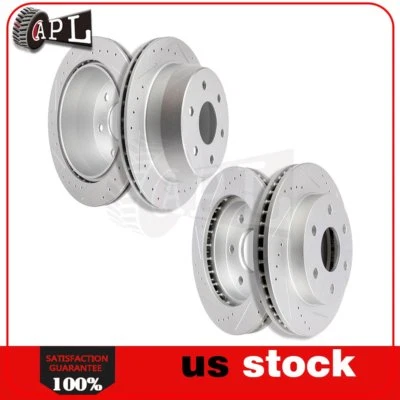 For 2000-2002 Chevrolet Suburban 1500 Front and Rear Brake Discs Rotors Kit Foto 1 de 4