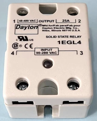 DAYTON 固态硬盘 Puck 风格输入 90-280vac 输出 48-480v/ 1EGL4/25 安培 — 第 1/2 张图片