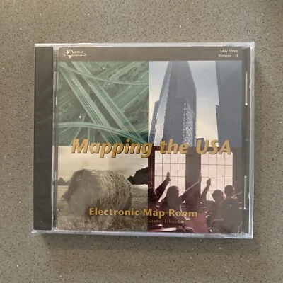 New Sealed Mapping The USA ELECTRONIC MAP ROOM ERIM MAY 1998 CD ROM - Image 1 of 2