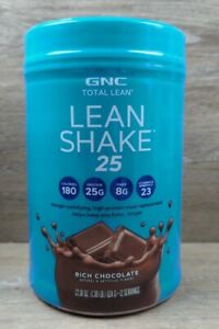 GNC Total Lean Lean Shake 25 Chocolate Protein Powder New & Sealed Exp 11/23