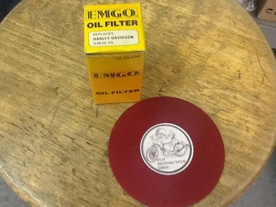 NOS EMGO Oil Filter for Harley-Davidson K model Sportster 52-79 Big Twin 53-83 - Image 1 of 2
