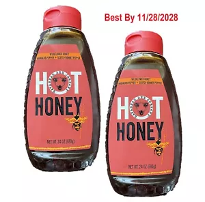 2-PACK Savannah Bee Company Hot Honey, 24 Ounce each - Picture 1 of 4