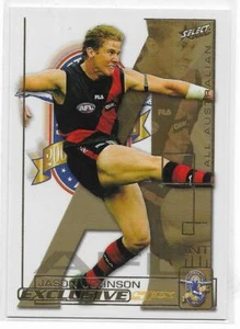 2002 Select Exclusive SPX All Australian (AA19) Jason JOHNSON Essendon :::: - Picture 1 of 1