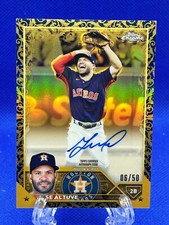 2023 Topps Gilded Collection Jose Altuve Gold Etch Auto 6/50