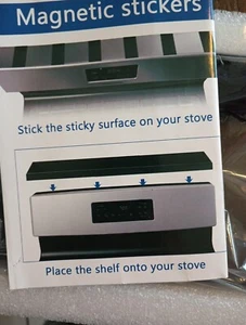Silicone Stove Top Shelf 30" Magnetic Stove Top Shelf for Kitchen Oven Shelf - Picture 1 of 3