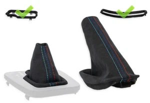 MANGUITO FRENO DE MANO PARA BMW E46 automático ALCANTARA/M/ MARCO - Imagen 1 de 4