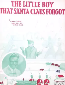 The Little Boy That Santa Claus Forgot Sheet Music Nat King Cole Christmas - Picture 1 of 4