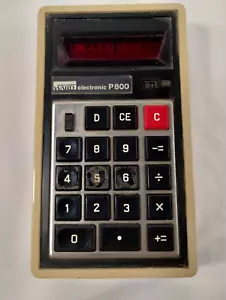 Montgomery Ward P800 Calculator for Parts Needs AC Adaptor and Batteries w Instr - Picture 1 of 13