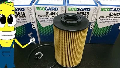 Filtro de aceite premium para Hyundai Kia V6 V8 2008-2015 OE # 26320-3C250 paquete de 4 Foto 1 de 4