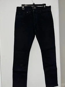 Steve's Jeans Boys Jeans Size 32 x 32 Black Cotton Blend Denim Skinny Fit - Picture 1 of 5