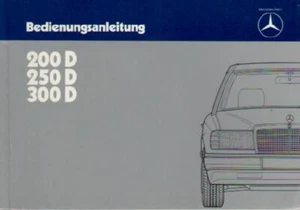 MERCEDES CLASE E 124 diésel manual de instrucciones 1984 manual de instrucciones BA - Imagen 1 de 1