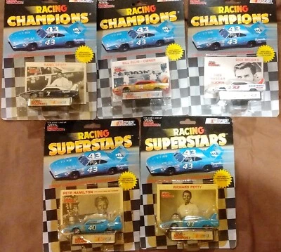 1991 Racing Champions Lot of 5 Plymouth Superbirds in 1/64 Scale - Image 1 of 4