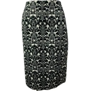 Talbots Damask Pencil Skirt Size 2 - Picture 1 of 12