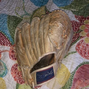 1960's SPALDING MAURY WILLLS AUTOGRAPH MODEL 42-351 BASEBALL GLOVE.USED - Bild 1 von 7
