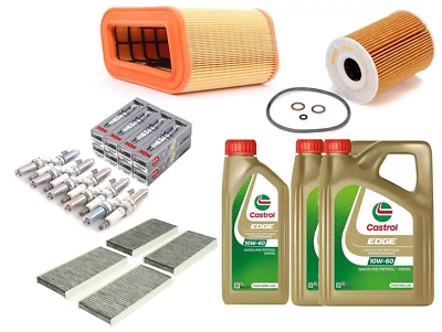 FOR BMW M3 4.0 4.4 E82 E90 E92 E93 2007-2013 FULL SERVICE KIT + PLUGS + 9L OIL - Image 1 of 4