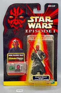 Star Wars Darth Maul Jedi Duel 1998 CommTech Chip Star Wars Episode 1 3,75" MOC - Bild 1 von 2