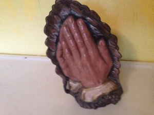 Handmade Ceramic Praying Hands - Picture 1 of 3