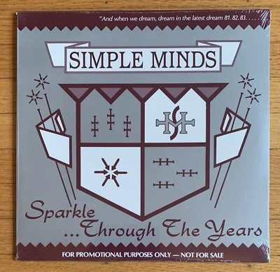 Simple Minds Sparkle Through The Years original sealed 1984 PROMO Vinyl LP RARE - Image 1 of 4