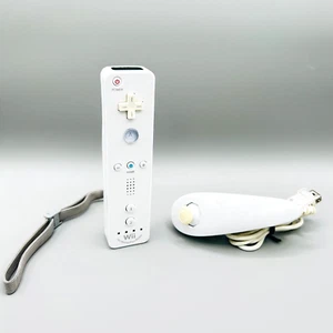 CONTROLLER NINTENDO WII MOTE MOTION PLUS INSIDE 💎 ORIGINALE+ NUNCHUK PERFETTO🎁 - Foto 1 di 6