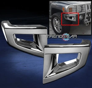 2006-2010 HUMMER H3 H3T FRONT BUMPER CORNER COVER TRIM ABS CHROME 2007 2008 2009 - Picture 1 of 2