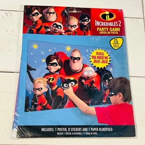 Disney Incredibili 2 Gioco Festa Compleanno (posiziona la Maschera su Jack- Jack) NUOVO - Foto 1 di 5