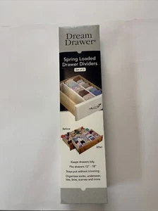 Dial Dream Drawer Spring Loaded Drawer Dividers (Set of Two) - Picture 1 of 12
