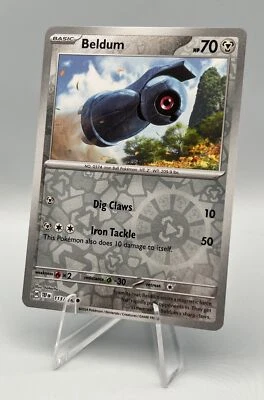 113/162 Beldum - SV05 Temporal Forces - Reverse Holo NM Pokemon - Image 1 of 2