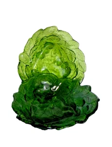 Par de cuencos Indiana Glass aguacate verde loganberry vintage años 60 - Imagen 1 de 5
