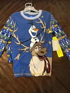 Authentic Disney Store Girls Disney Frozen Pajamas 2Pc Size 10 Youth NWT - Picture 1 of 5
