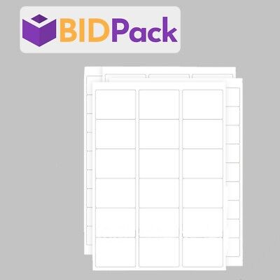 Address Labels Stickers White A4 Sheets Self Adhesive Inkjet Paper Laser Printer • 1.23£