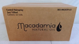 Case of 24 Macadamia Natural Oil Control Fast Drying Working Hair Spray 3oz Each - Picture 1 of 4