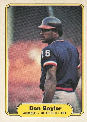 1982 Fleer #451 Don Baylor - Image 1 of 2
