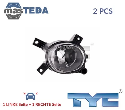 19-0434-01-9 NEBELSCHEINWERFER PAAR SET TYC 2PCS FÜR AUDI A4,A3,B7,8P1,8PA,8P7 - Image 1 of 4