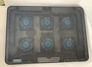Gaming Laptop Podkładka chłodząca z 6 wentylatorami Regulowana prędkość - Zdjęcie 1 z 6