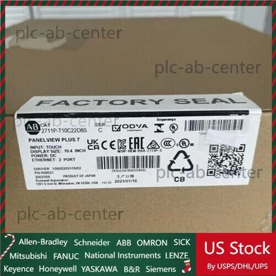 New Factory Sealed AB 2711P-T10C22D8S SER C PanelView Plus 7 Color Touch 10 - Image 1 of 4