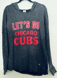 Victoria Secret Pink Let’s Go Chicago Cubs Hoodie - Picture 1 of 6