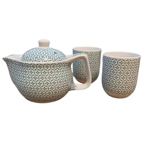 Herbal Tea Set - Small Herbal Teapot & Cups - Tea Diffuser - Picture 1 of 14