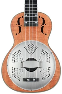 Gold Tone ResoMaple Tenor Scale Curly Maple Resonator Ukulele - Natural Satin - Picture 1 of 8