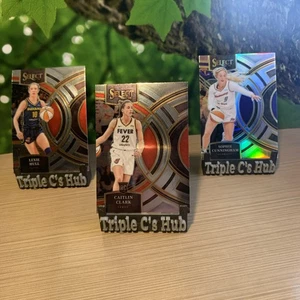 Panini Select Premier Caitlin Clark RC 2024, Silver Sophie Cunningham, Lexi Hull - Imagen 1 de 3