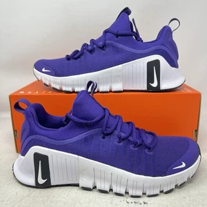 Nike Free Metcon 6 TB Court púrpura blanco negro para hombre 10 sin tapa HM3754-500 - Imagen 1 de 8