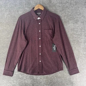Rhone WFH Button Up Shirt Tawny Port Black Heather Men’s Medium Moisture Wicking - Picture 1 of 9