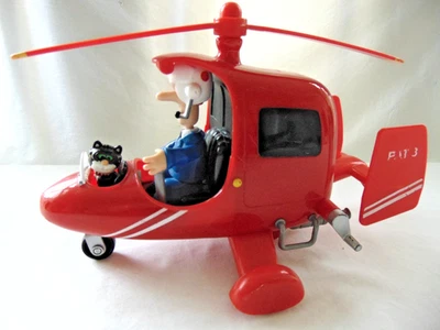 POSTMAN PAT LARGER TALKING / MUSICAL DELIVERY HELICOPTER WITH WINDING WINCH - Image 1 of 4