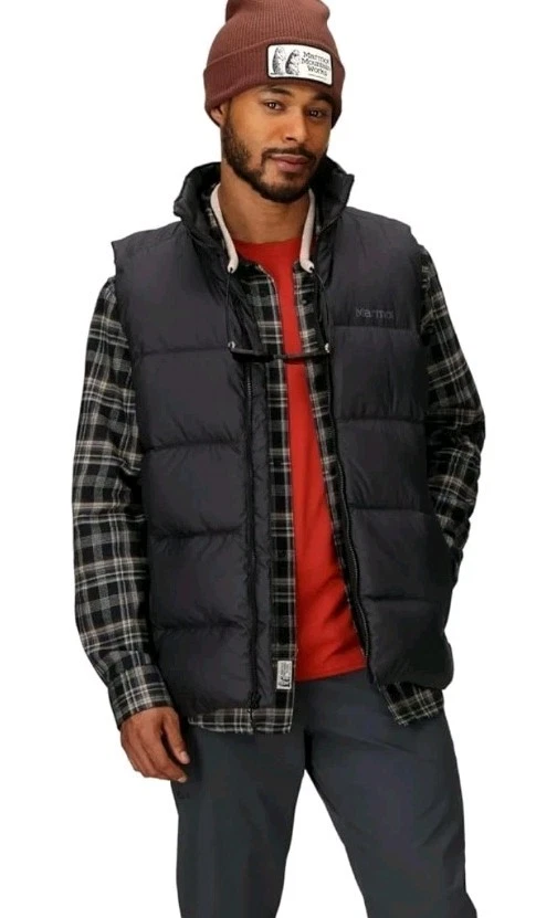 Marmot Guides Down Vest, Men’s Size Large, Black, 700-fill Down, New With Tags - Image 1 of 4