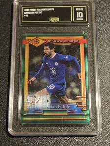 2022-23 Topps Finest Flashbacks UEFA Club Competitions Christian Pulisic GMA 10 - Picture 1 of 2