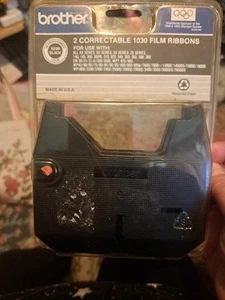 Brother Typewriter 1230 Black Correctable 1030 Film Ribbon Brother AX Series - Picture 1 of 2