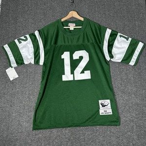 Joe Namath #12 Mitchell &ness Throwback 1968 Newyork Jets Jersey size 52 NWT - Picture 1 of 8
