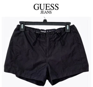 Pantalones Cortos Gorpcore Deportivos Guess Para Mujer Rendimiento Deportivo Negros Atléticos Talla 30 - Imagen 1 de 6