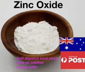 ZINC OXIDE Powder Pure Cosmetic Grade Premium Quality ZnO No Additive Non-nano - Picture 1 of 2