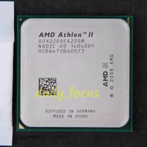 AMD Athlon II X2 220 2.8 GHz ADX220OCK22GM CPU Processor Socket AM3 4000 MHz - Photo 1/2